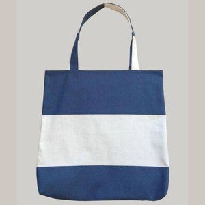Tote Fabric Bag Handmade Striped One Size